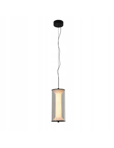 Lampa Wisząca LED Aeris Cylindryczna, Regulowana Barwa Światła, Szklana, Nowoczesny Design do Wnętrz