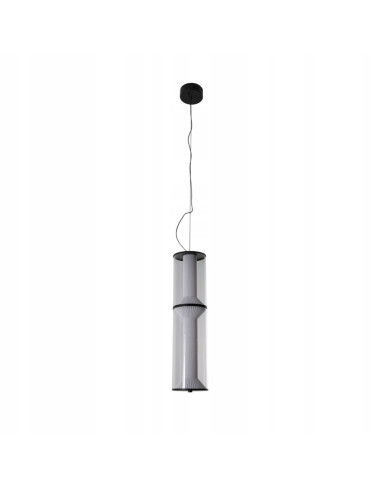 Lampa Wisząca LED Aeris 2 – Transparentna Szklana Tuba, Nowoczesne Oświetlenie do Salonu i Wnętrz, 25W