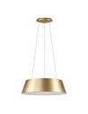 Lampa wisząca EMMA LED z regulacją temperatury barwowej - elegancki złoty klosz do salonu, jadalni i biura