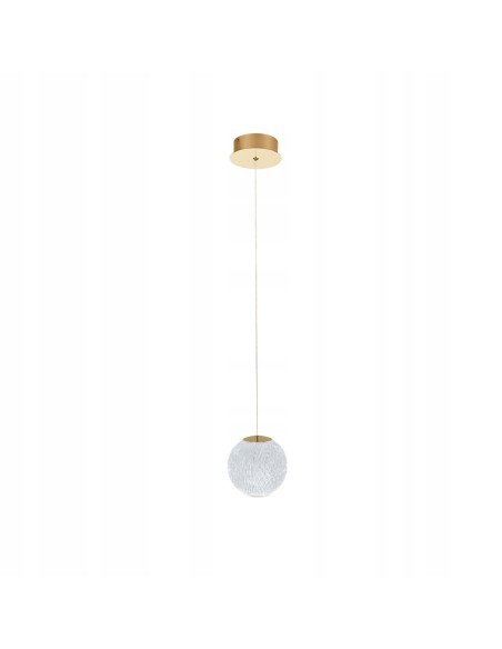 Lampa wisząca LED EDEM 4,2W z mosiężnymi akcentami – elegancka oprawa do nowoczesnych wnętrz i biur