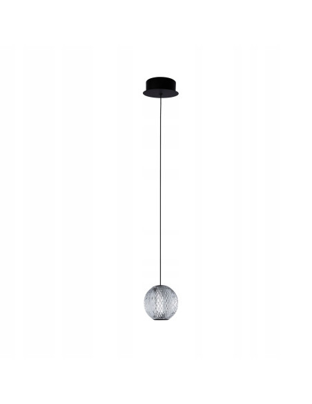 Lampa wisząca EDEM LED - nowoczesny design z akrylową kulą, idealna do biura, kuchni i jadalni.