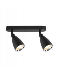 Lampa sufitowa Campana 2 - nowoczesna, czarna lampa do pokoju dziecka i innych wnętrz, elegancka i funkcjonalna