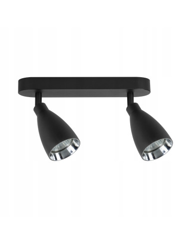 Lampa sufitowa Campana 2 - nowoczesna, czarna lampa do pokoju dziecka i innych wnętrz, elegancka i funkcjonalna