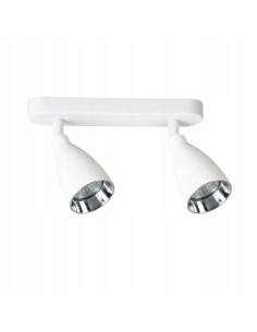 Nowoczesny plafon dziecięcy LED z regulowanymi reflektorami, biały – stylowe oświetlenie do pokoju malucha 2