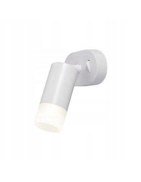 Nowoczesny reflektor ścienny Sonaya z regulacją, biały, idealny do sypialni i biura, oświetlenie LED GU10