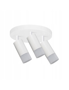 Plafon Sonaya 3-reflektorowy w białym kolorze - nowoczesne oświetlenie do salonu i innych przestrzeni