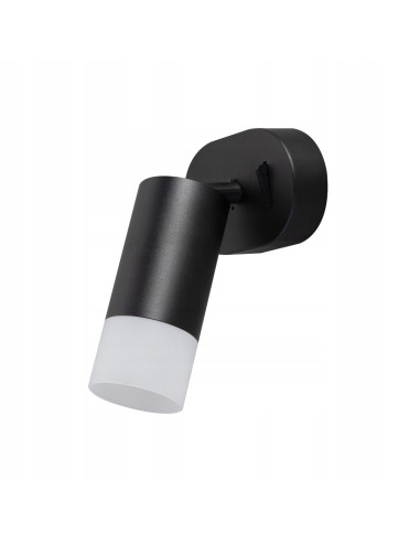 Kinkiet Sonaya z regulowanym kątem świecenia – eleganckie czarne oświetlenie do nowoczesnych wnętrz