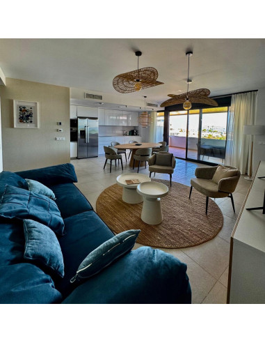 Lampa wisząca Raya z rattanu w stylu skandynawskim - brązowa, 1xE27, elegancka do sypialni i salonu