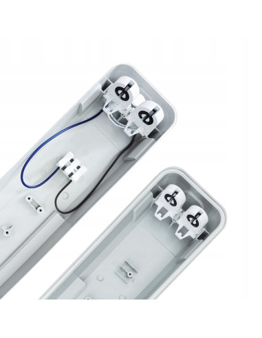 Oprawa LED Hermetyczna 120 cm Eko-Light IP65 G13 - Szara, Wodo- i Pyłoszczelna, Idealna do Wnętrz i na Zewnątrz