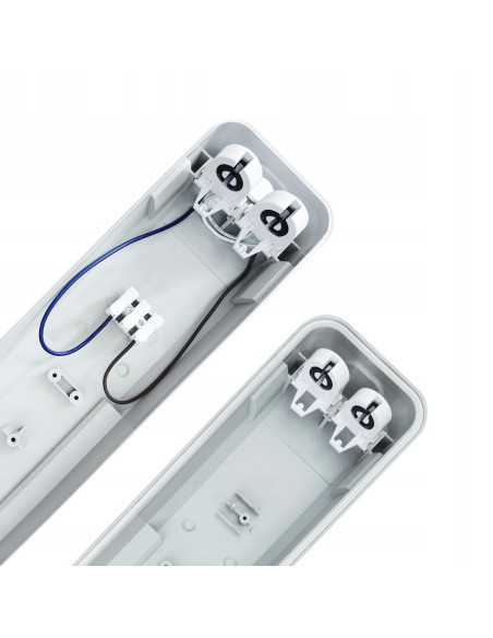 Oprawa LED Hermetyczna 120 cm Eko-Light IP65 G13 - Szara, Wodo- i Pyłoszczelna, Idealna do Wnętrz i na Zewnątrz