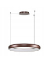 Lampa wisząca LED ANTONIO z brązowym pierścieniem, regulowana barwa, nowoczesne oświetlenie 61 cm do wnętrz