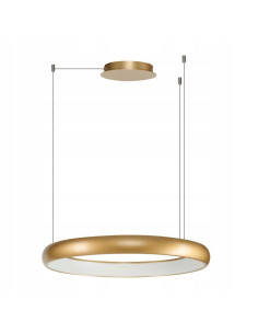 Lampa wisząca ANTONIO LED złota z pilotem, regulacją natężenia i zmienną barwą - nowoczesne oświetlenie do wnętrz