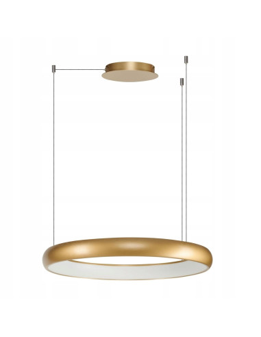 Lampa wisząca ANTONIO LED złota z pilotem, regulacją natężenia i zmienną barwą - nowoczesne oświetlenie do wnętrz