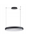 Lampa Wisząca ANTONIO z Regulacją Barwy Światła, Minimalistyczny Design, Zdalne Sterowanie, Czarna, 50W, 2700 Lumenów