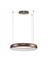 Lampa wisząca ANTONIO 200 cm w brązie z regulacją barwy światła i zintegrowanym źródłem LED do biura i domu