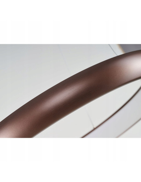 Lampa wisząca ANTONIO 200 cm w brązie z regulacją barwy światła i zintegrowanym źródłem LED do biura i domu