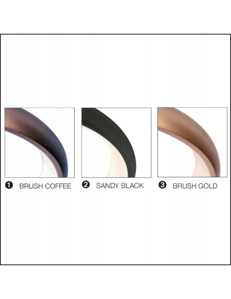 Lampa wisząca ANTONIO w kolorze złotym, regulowana barwa światła, nowoczesny design, 4200 lumenów, z pilotem