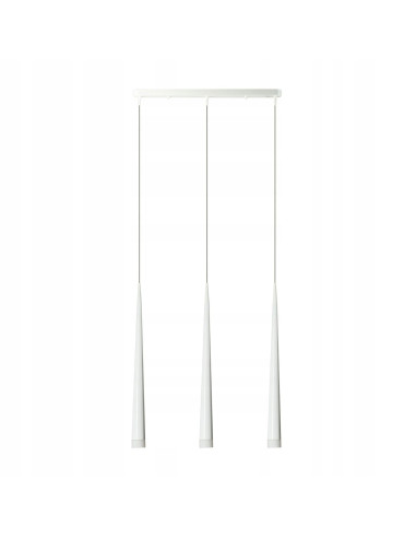 Lampa wisząca Stylo 3 – elegancka lampa z klasycznymi kloszami, idealna do salonu, jadalni i sypialni.