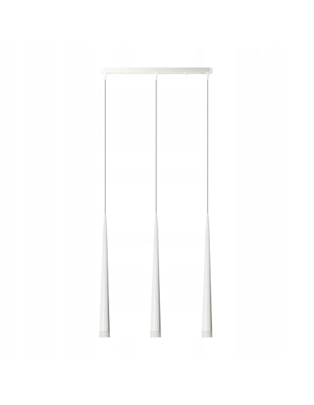 Lampa wisząca Stylo 3 – elegancka lampa z klasycznymi kloszami, idealna do salonu, jadalni i sypialni.