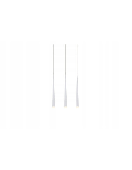 Lampa wisząca Stylo 3 – elegancka lampa z klasycznymi kloszami, idealna do salonu, jadalni i sypialni.