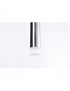 Lampa wisząca LOUISE - minimalistyczny zwis LED w srebrze, 180 cm, idealna do nowoczesnych wnętrz 2