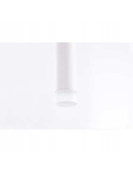 Lampa wisząca Louise 1 - Nowoczesna biała lampa LED do salonu, jadalni i biura, minimalistyczny design 3W.
