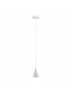 Lampa wisząca DALMATIA LED 140 cm, minimalistyczna, biały kolor, elegancki design do sypialni i salonu