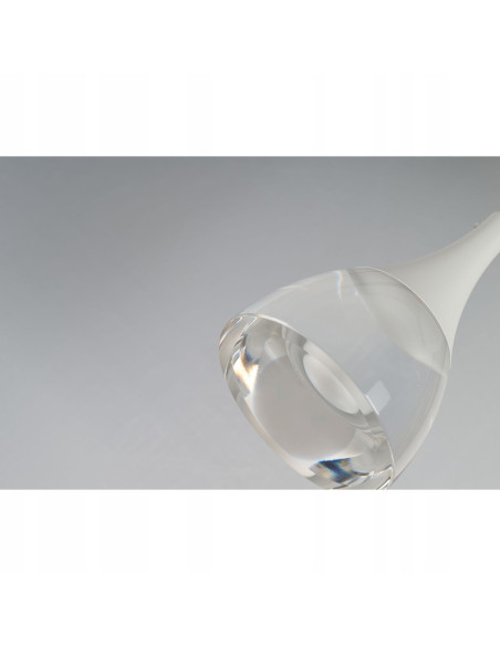 Lampa wisząca DALMATIA LED 140 cm, minimalistyczna, biały kolor, elegancki design do sypialni i salonu