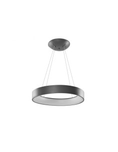 Lampa wisząca Smart LED SOLVENT R 110 - szara elegancja do nowoczesnych wnętrz i biur z WiFi