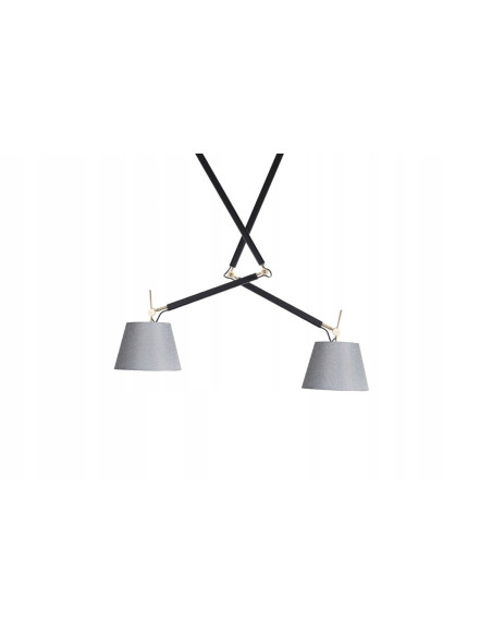 Lampa wisząca ZYTA 2 S w kolorze złotym z regulowanymi ramionami - elegancja i nowoczesność w jednym