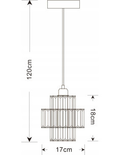 Lampa wisząca Targa z kryształowym kloszem w chromie - elegancki akcent do salonów i jadalni w stylu glamour 2