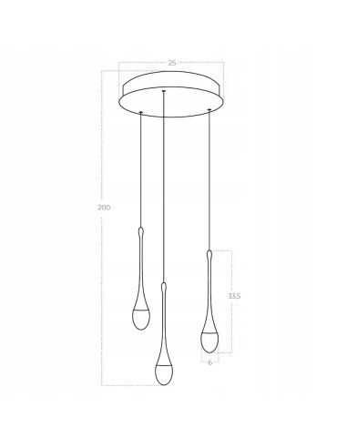 Lampa wisząca DALMA LED 28W, czarna z efektem bąbelków, nowoczesny design do salonu i biura