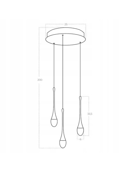 Lampa wisząca DALMA LED 28W, czarna z efektem bąbelków, nowoczesny design do salonu i biura