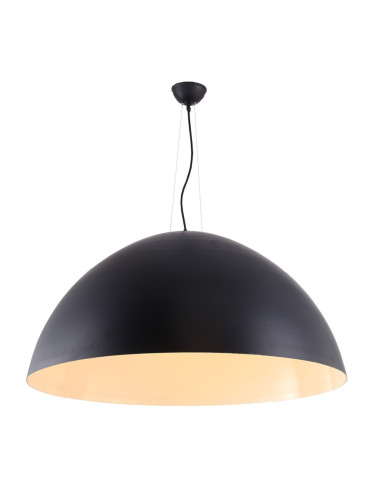 Lampa wisząca MAGMA E27 - elegancki, czarny klosz 90 cm, idealna do nowoczesnych i klasycznych wnętrz.