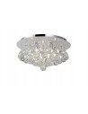 Plafon BOLLA 38 cm - eleganckie kryształowe oświetlenie do salonu i biura w nowoczesnym stylu klasycznym