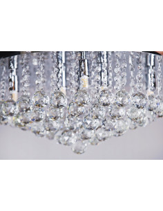 Plafon BOLLA 38 cm - eleganckie kryształowe oświetlenie do salonu i biura w nowoczesnym stylu klasycznym 2