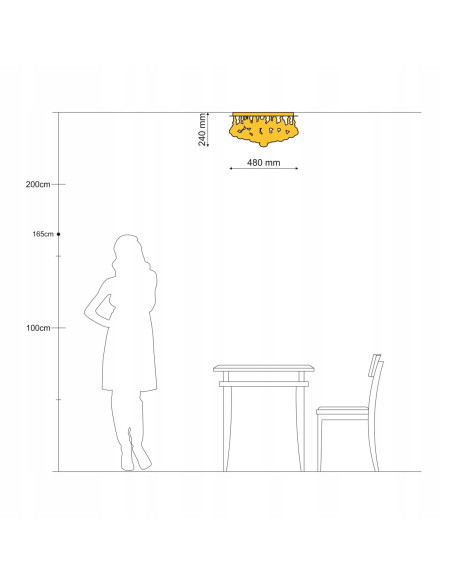 Lampa sufitowa BOLLA 48 z kryształkami, chromowana, 8-punktowa, nowoczesny design do salonu i jadalni