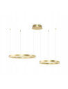 Lampa wisząca HALO PENDANT LED 80/60 cm złoty - elegancka lampa do restauracji, hoteli i nowoczesnych wnętrz