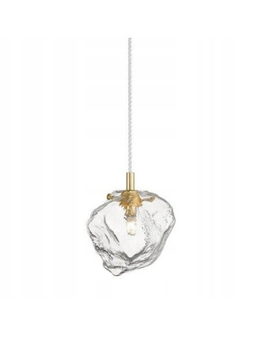 Lampa sufitowa ROCK - nowoczesny klosz stylizowany na kamień, regulowana wysokość, idealna do kuchni i jadalni.