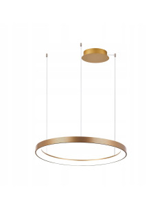 Lampa wisząca AGNES 48 - elegancka, mosiężna lampa LED do nowoczesnych wnętrz i restauracji