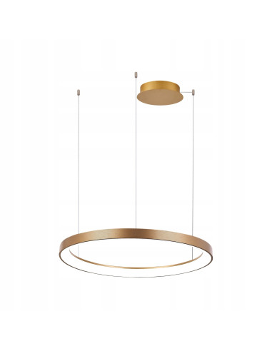 Lampa wisząca AGNES 48 - elegancka, mosiężna lampa LED do nowoczesnych wnętrz i restauracji