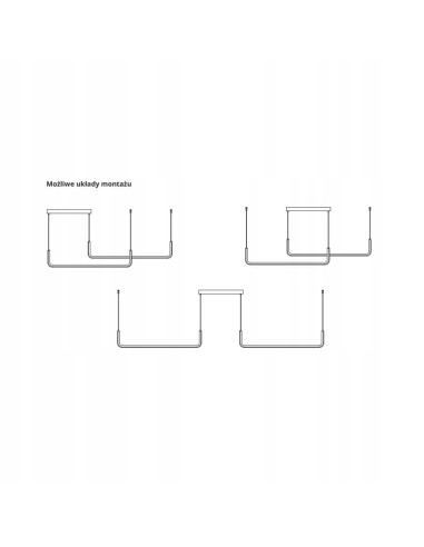 Nowoczesna Lampa Wisząca MALAWI LED z Regulowaną Barwą Światła - Czarna, Idealna do Salonu, Sypialni, Kuchni