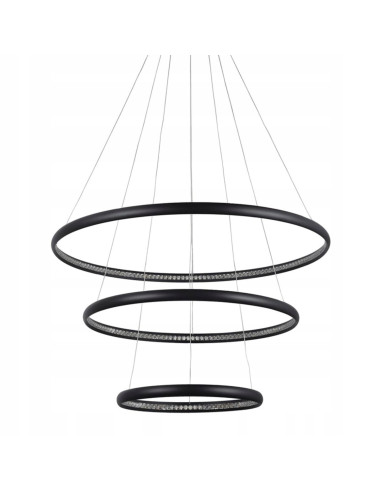 Lampa wisząca BRIGHTON 3 CHROME z regulacją wysokości i LED - nowoczesne oświetlenie do każdego wnętrza