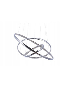 Lampa wisząca BRIGHTON 3 LED w chromie – nowoczesne oświetlenie z regulacją wysokości do salonu, sypialni i jadalni