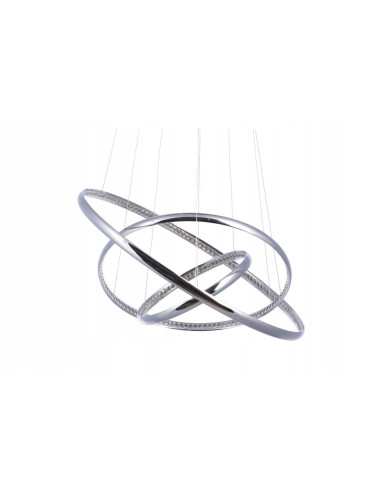 Lampa wisząca BRIGHTON 3 LED w chromie – nowoczesne oświetlenie z regulacją wysokości do salonu, sypialni i jadalni