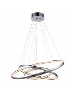 Lampa wisząca BRIGHTON 3 LED w chromie – nowoczesne oświetlenie z regulacją wysokości do salonu, sypialni i jadalni 2