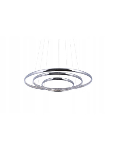 Lampa wisząca BRIGHTON 3 LED w chromie – nowoczesne oświetlenie z regulacją wysokości do salonu, sypialni i jadalni