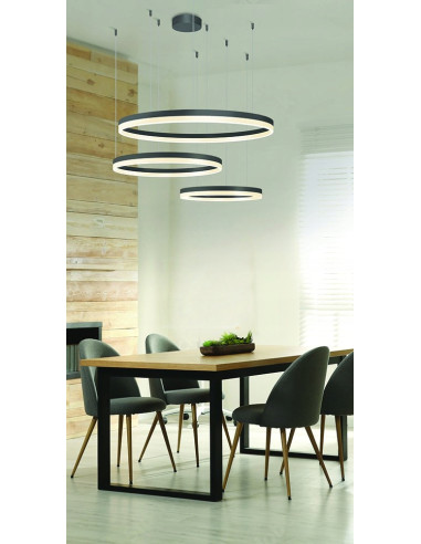 Lampa wisząca LED HALO PENDANT 120 cm z regulacją barwy - nowoczesna elegancja do każdego wnętrza AZzardo