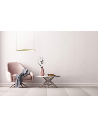 Lampa Wisząca RING HALO PENDANT 60 cm – Nowoczesny Żyrandol LED z Ciepłym Światłem do Wnętrz AZzardo