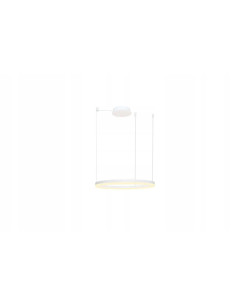 Lampa sufitowa LED HALO RING 80 cm - elegancka biała lampa do nowoczesnych wnętrz, energooszczędna i ściemniana. 2